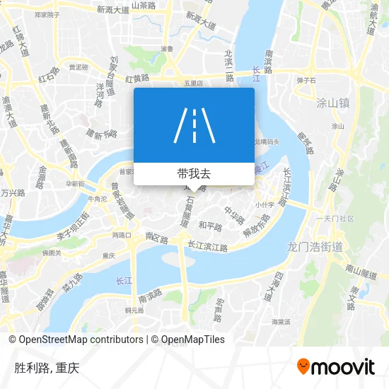 胜利路地图