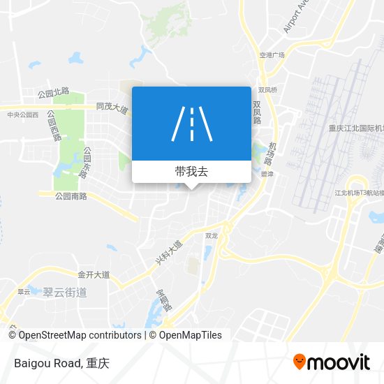 Baigou Road地图