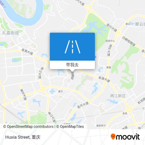 Huxia Street地图