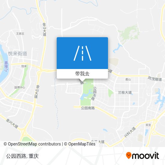 公园西路地图