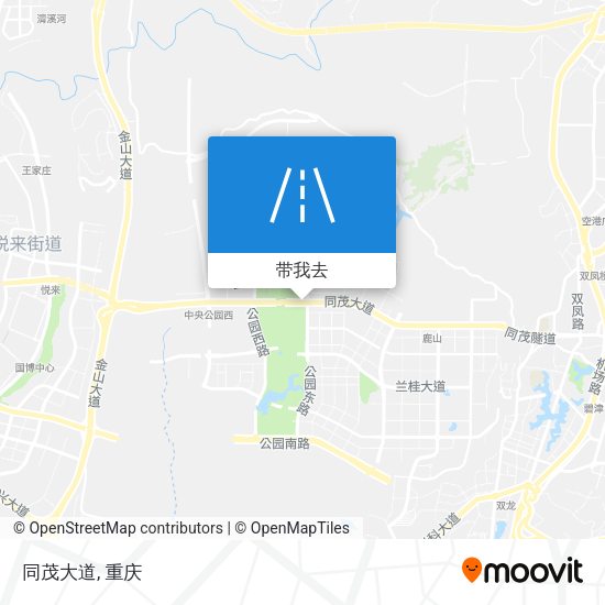 同茂大道地图
