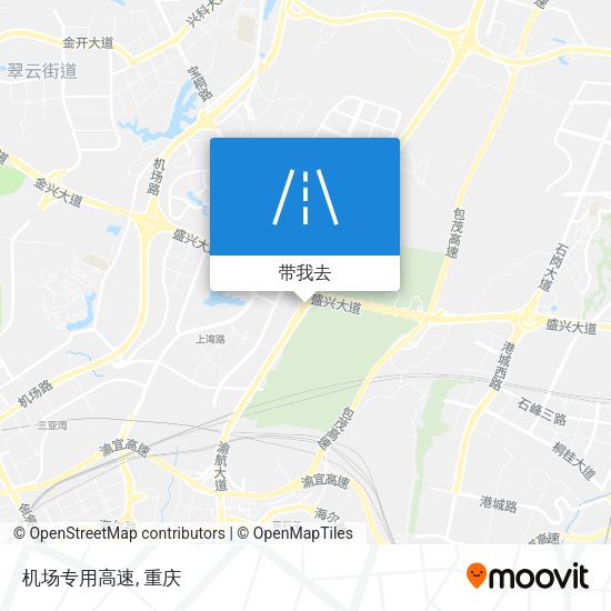 机场专用高速地图