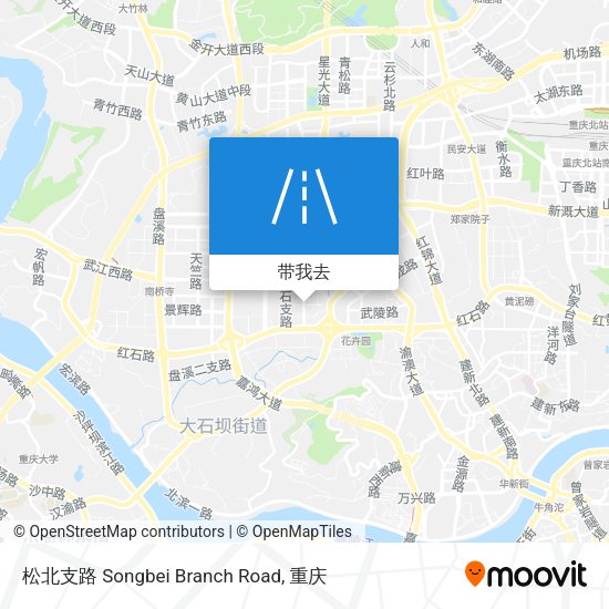 松北支路 Songbei Branch Road地图