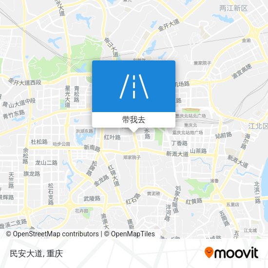 民安大道地图