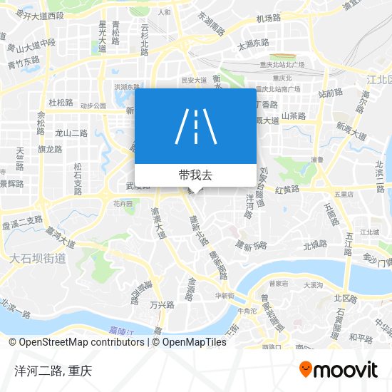 洋河二路地图