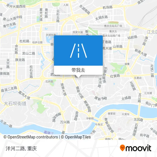 洋河二路地图