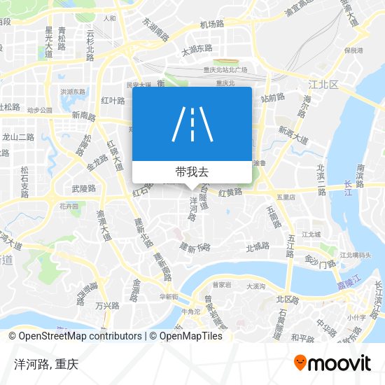 洋河路地图