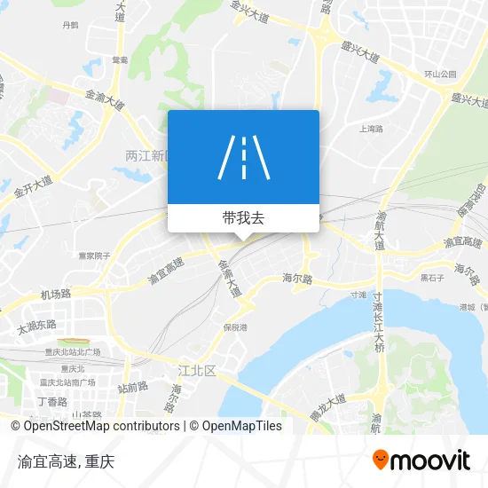 渝宜高速地图
