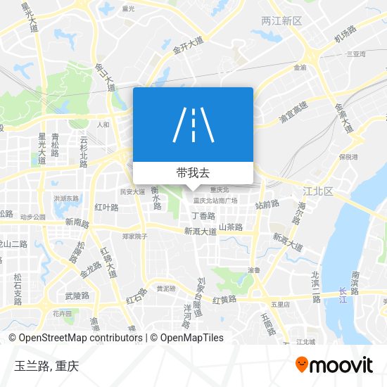 玉兰路地图