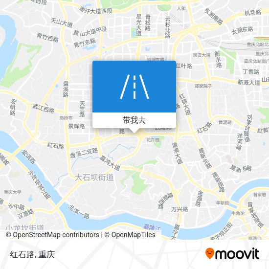 红石路地图