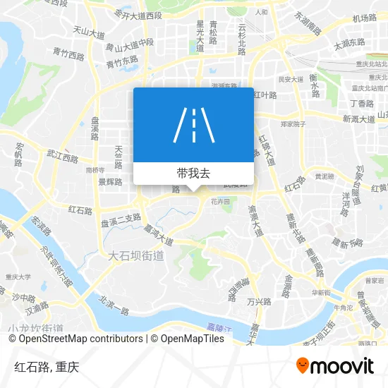 红石路地图
