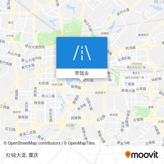 红锦大道地图