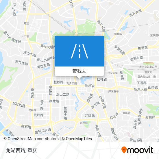 龙湖西路地图