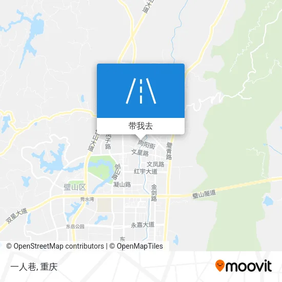 一人巷地图
