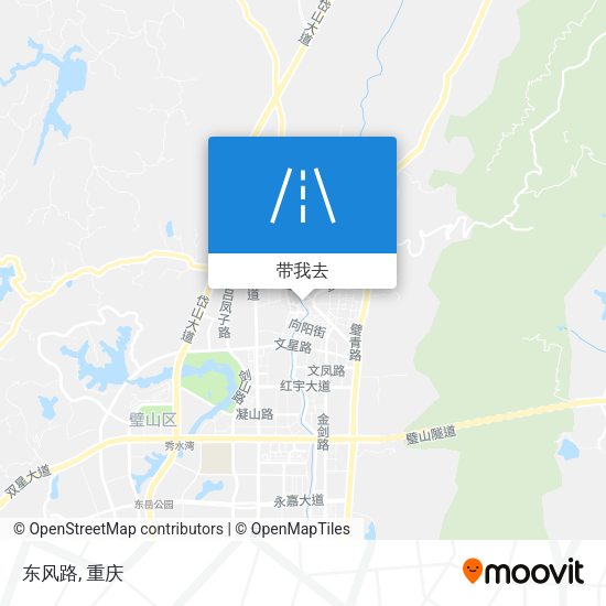 东风路地图