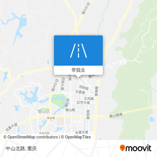 中山北路地图