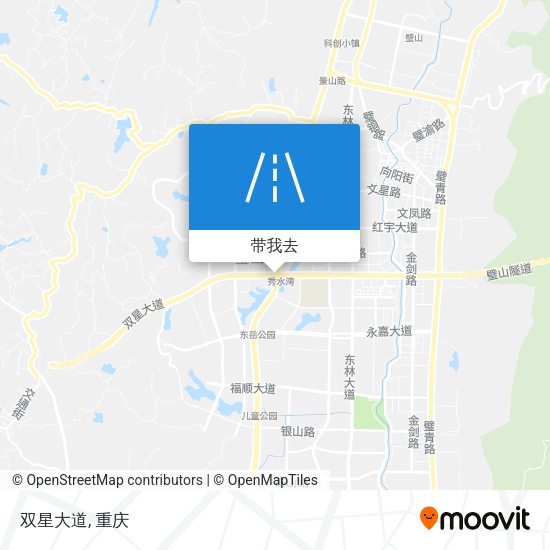 双星大道地图