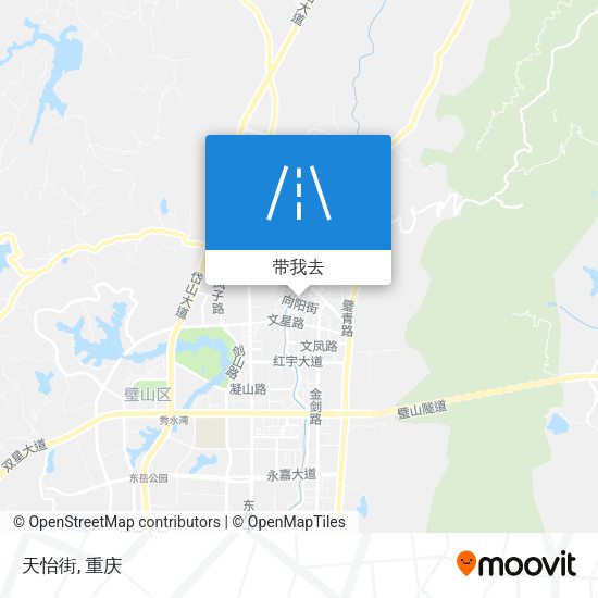 天怡街地图
