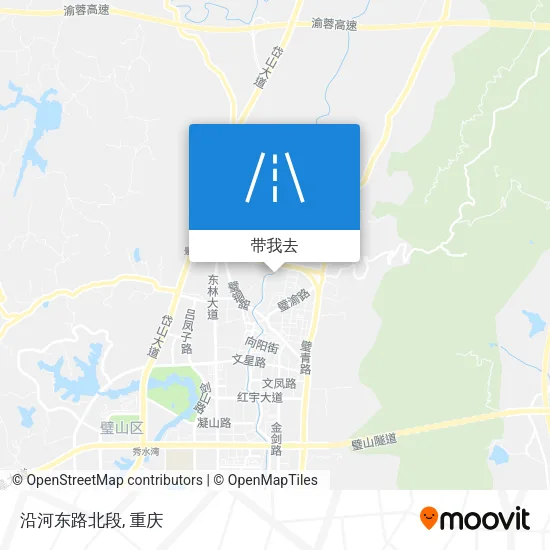 沿河东路北段地图