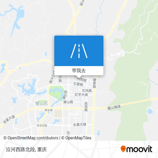 沿河西路北段地图