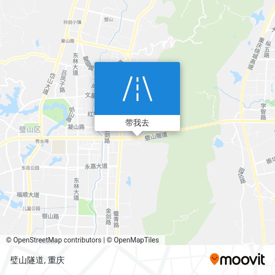 璧山隧道地图