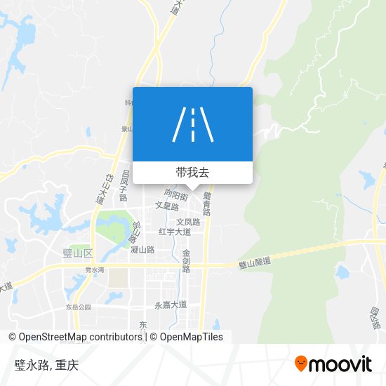 璧永路地图