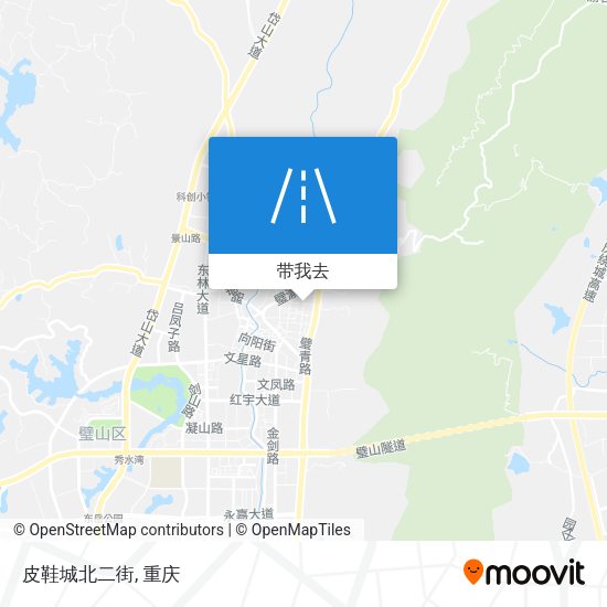 皮鞋城北二街地图
