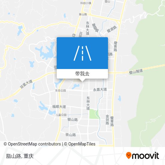 脂山路地图