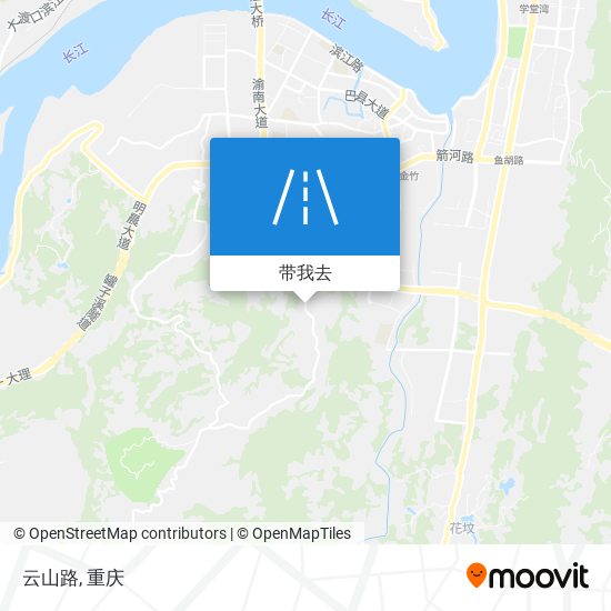 云山路地图