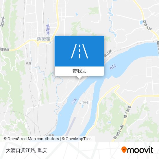 大渡口滨江路地图