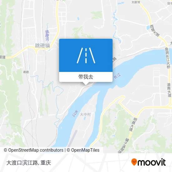 大渡口滨江路地图