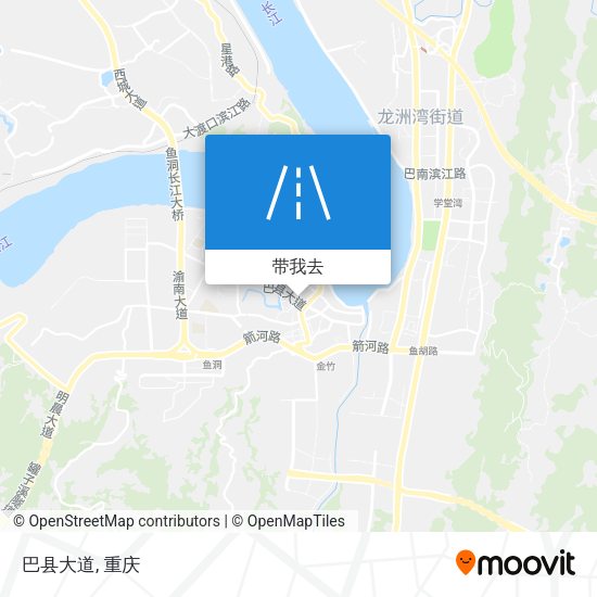 巴县大道地图