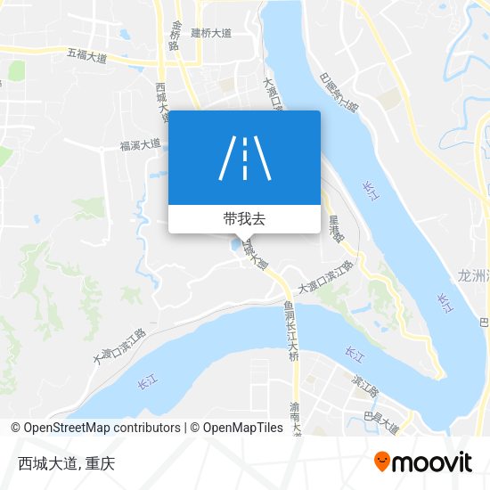 西城大道地图