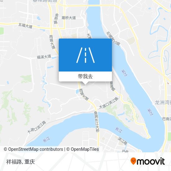 祥福路地图
