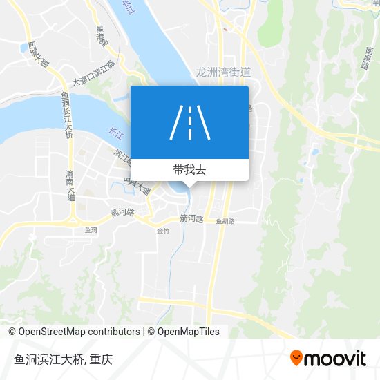 鱼洞滨江大桥地图