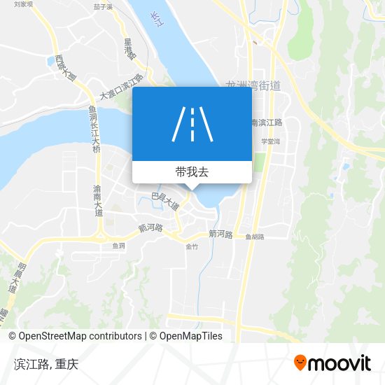 滨江路地图