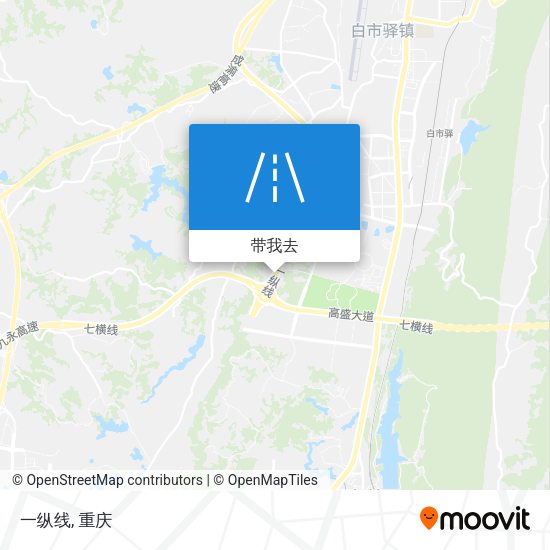 一纵线地图