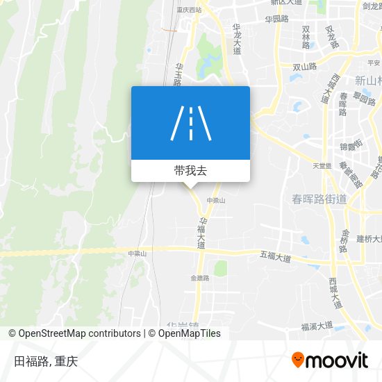 田福路地图