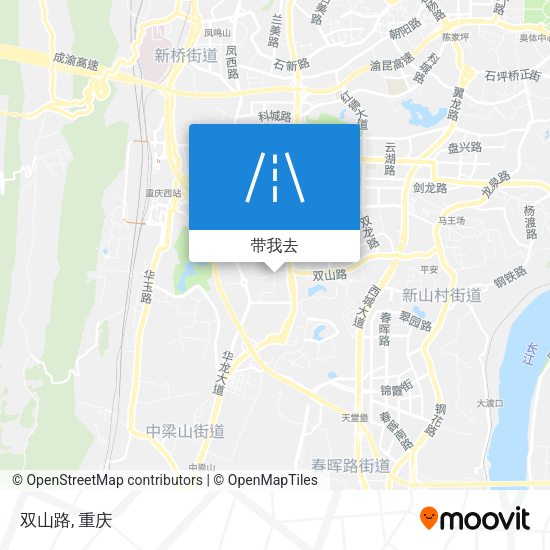 双山路地图