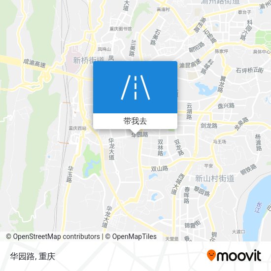 华园路地图