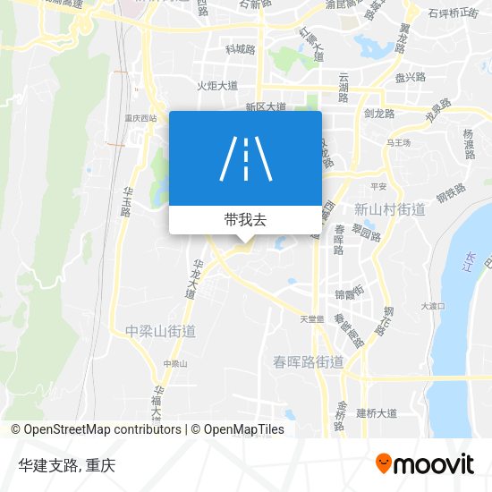 华建支路地图