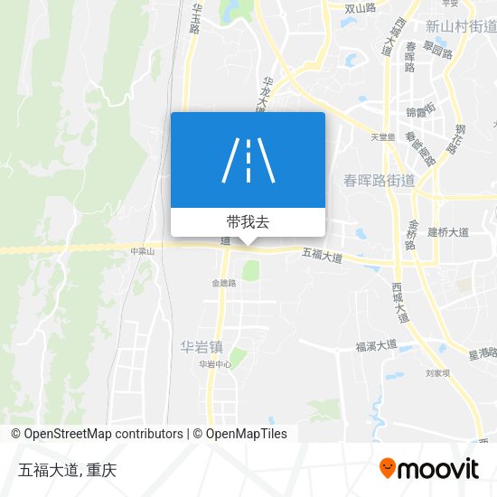 五福大道地图