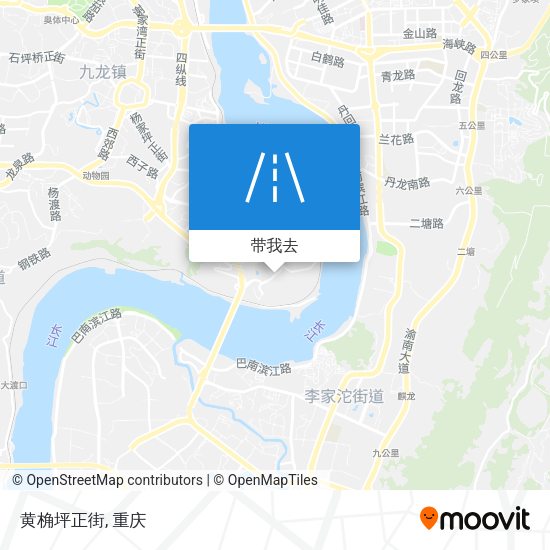 黄桷坪正街地图