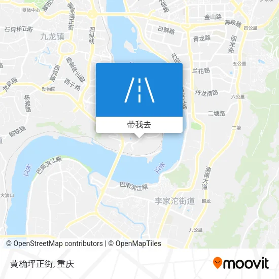 黄桷坪正街地图