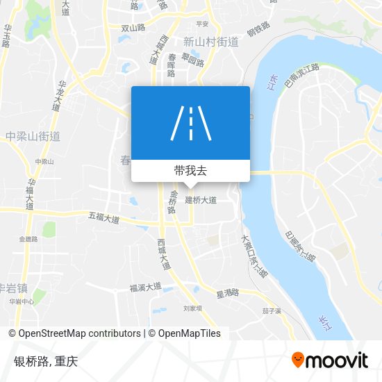 银桥路地图
