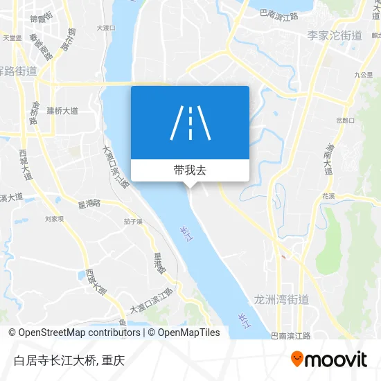 白居寺长江大桥地图
