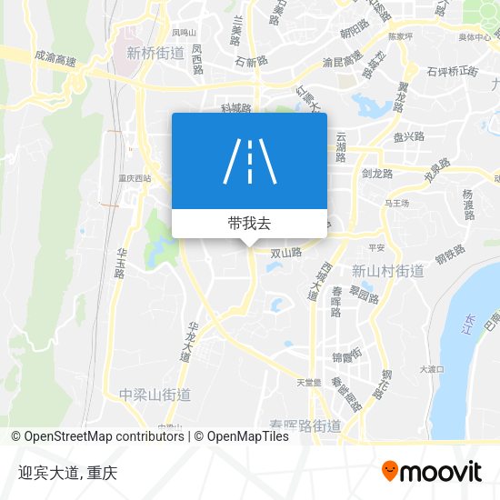迎宾大道地图