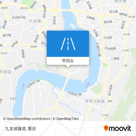 九龙坡隧道地图