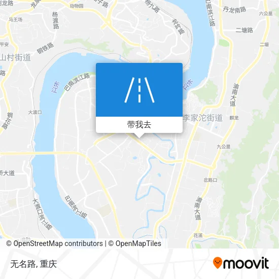 无名路地图