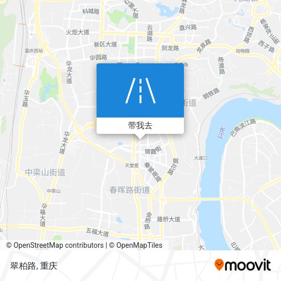 翠柏路地图